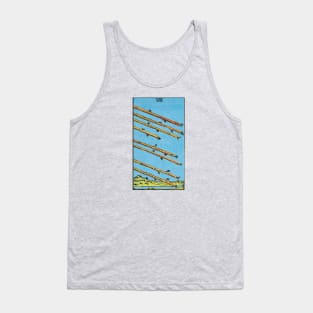 Eight of wands tarot card Tank Top